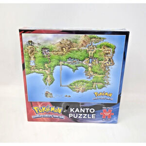 Pokemon Kanto Jigsaw Puzzle-550pc- 18"x24"- New Factory Sealed!